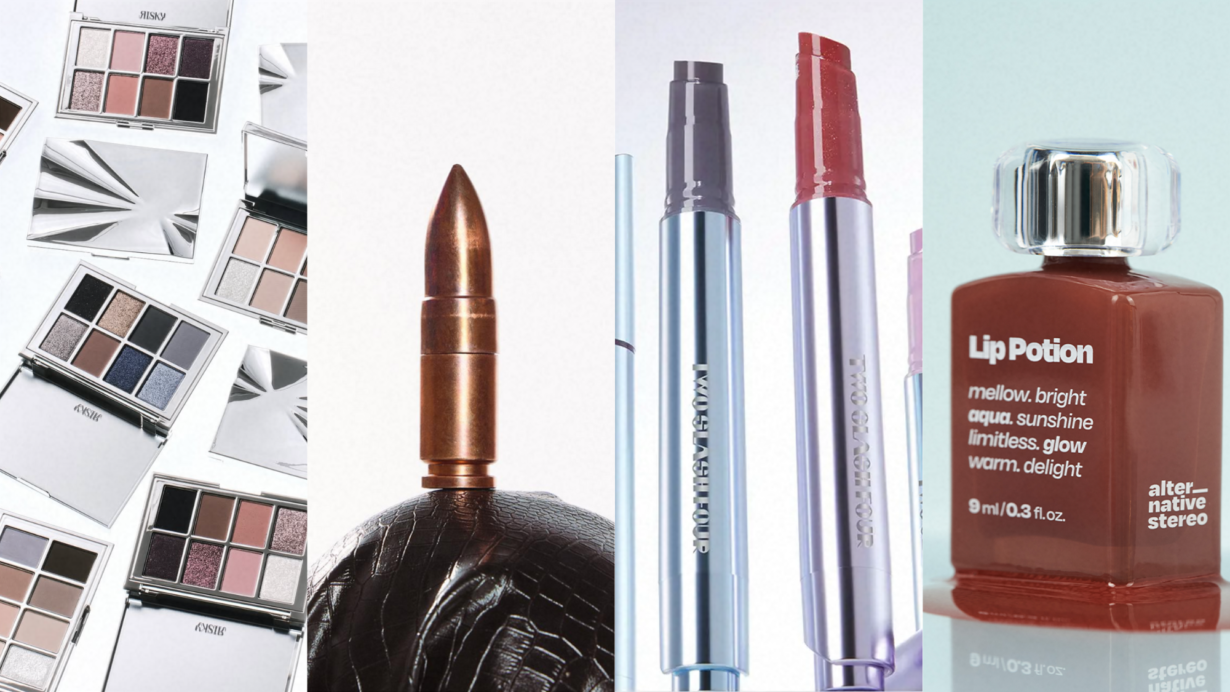 Hero products from Korean indie makeup brands, Risky Beauty, Cheriexx, Two Slash Four, and Alternative Stereo