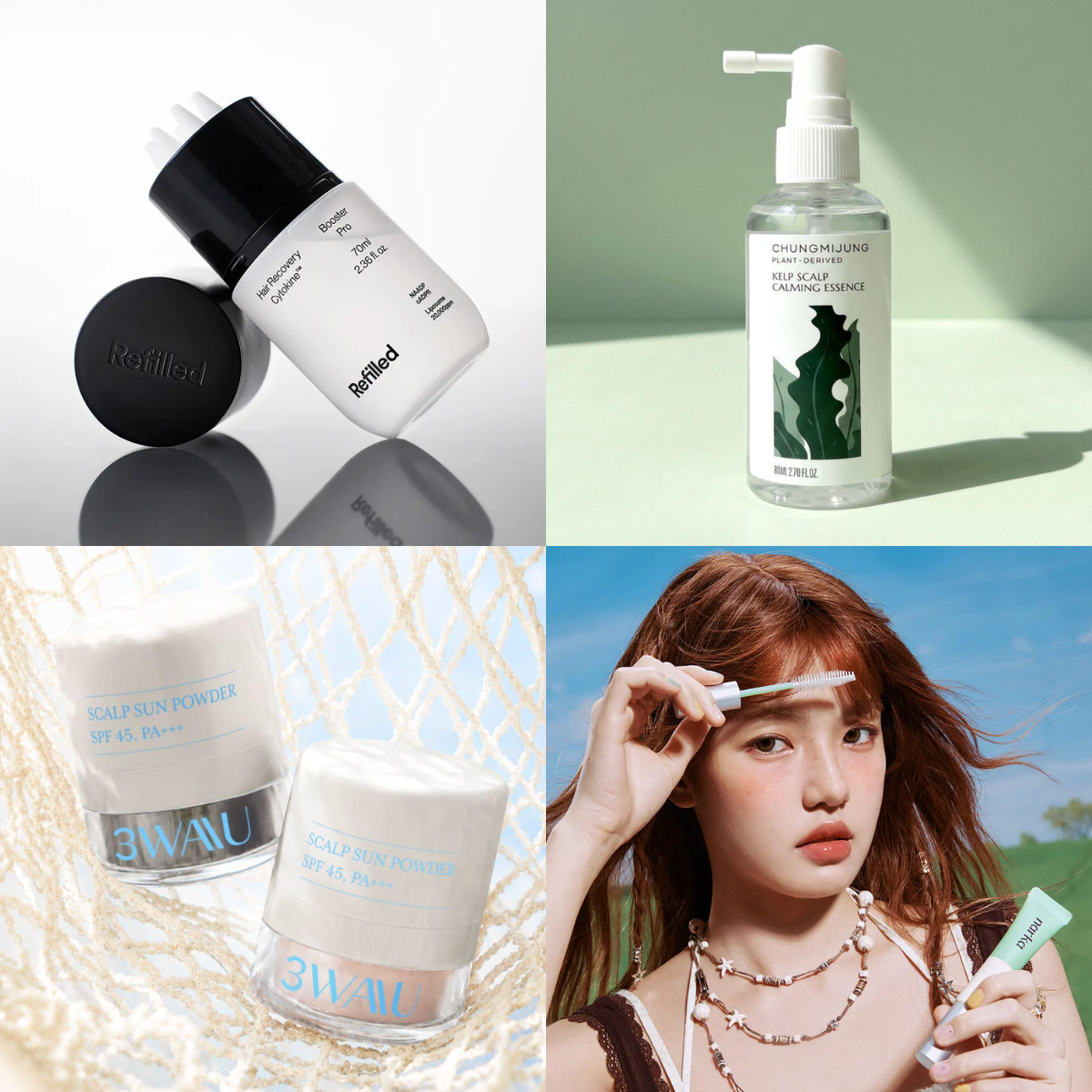Various Korean hair and scalp products