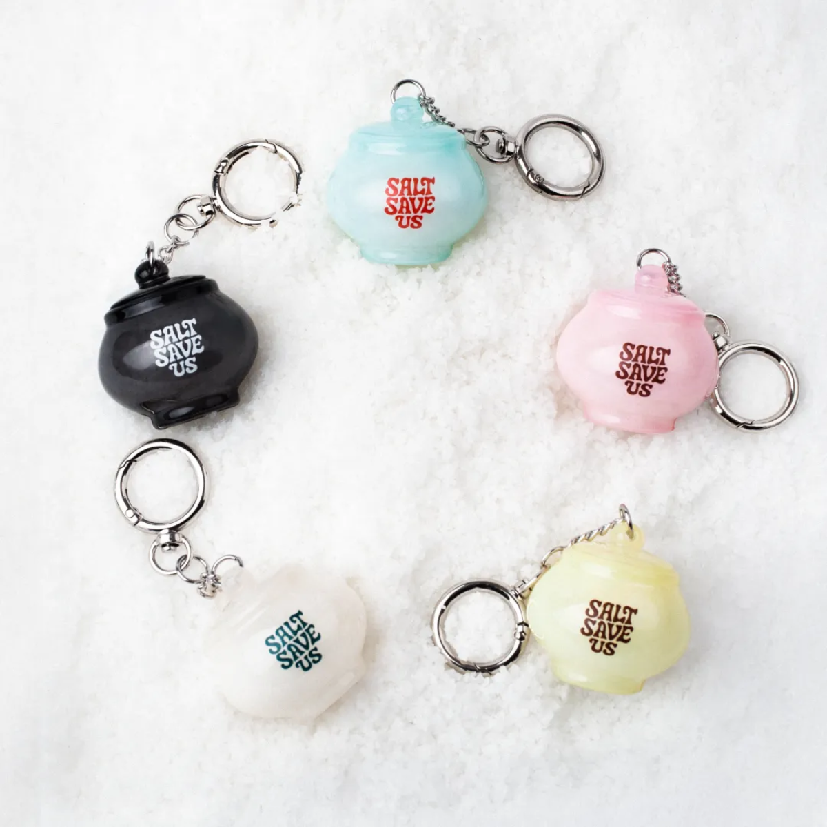 Salt jar keychain from Tentseoul